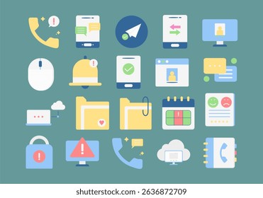 Flat Icon App Basics Element