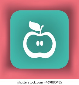 Flat Icon Apple.