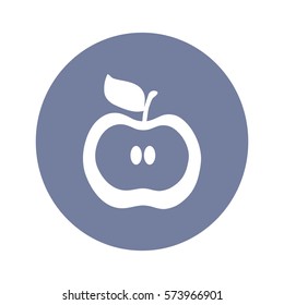 Flat Icon Apple.