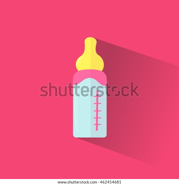 flat baby bottle