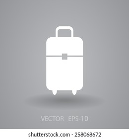 Icono plano de la bolsa