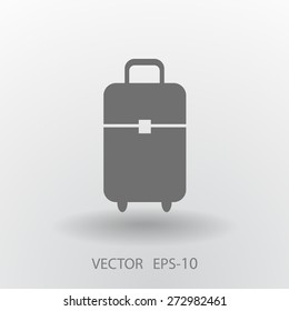 Flat icon of bag