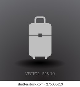 Flat icon of bag
