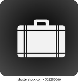 Flat icon of bag