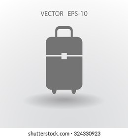 Flat icon of bag