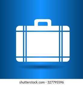 Flat icon of bag