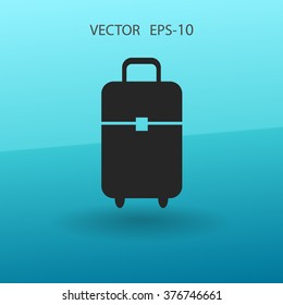 Flat icon of bag