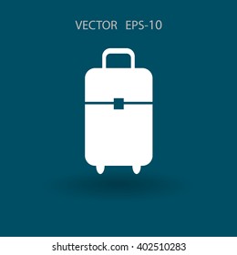 Flat icon of bag