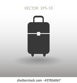 Flat icon of bag