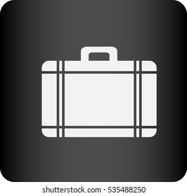 Flat icon of bag