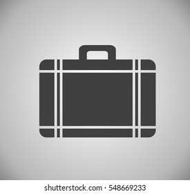 Flat icon of bag