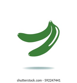 Flat icon. Bananas.