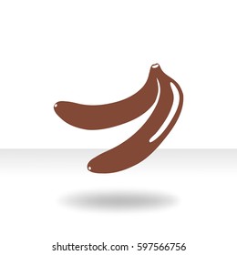 Flat icon. Bananas.