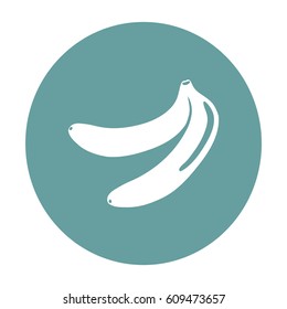 Flat icon. Bananas.