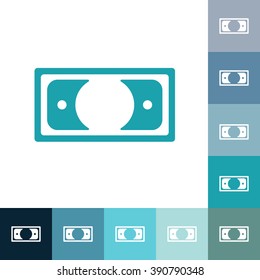 flat icon banknote business theme
