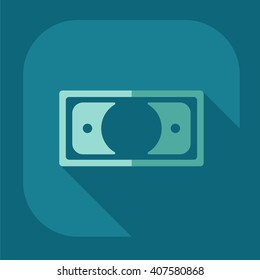 flat icon banknote business theme
