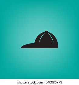 Flat icon. Baseball cap.