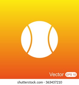 flat icon basketball sign