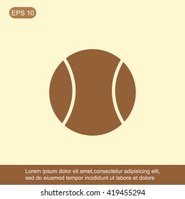 flat icon basketball sign