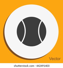 flat icon basketball sign