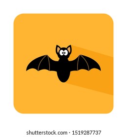 flat icon bat for halloween