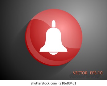 Icono plano de la campana