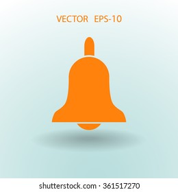 Ícone plano da campainha