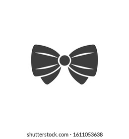 Flat Icon Bow Butterfly Illustration Vector Design
