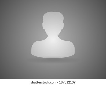 Icono plano del hombre de negocios