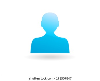 Icono plano del hombre de negocios