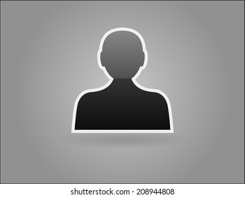 Icono plano del hombre de negocios