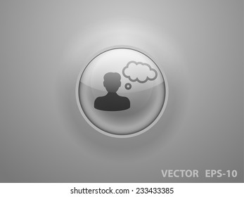 Icono plano del hombre de negocios