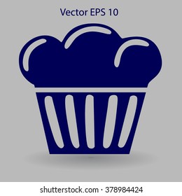 Flat icon cake icon
