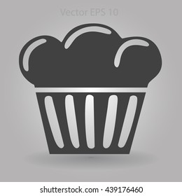 Flat icon cake icon