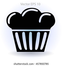 Flat icon cake icon