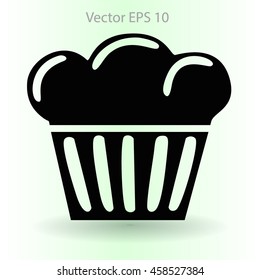 Flat icon cake icon