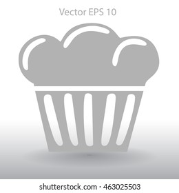 Flat icon cake icon