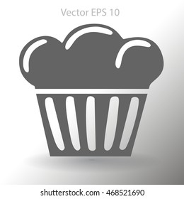 Flat icon cake icon