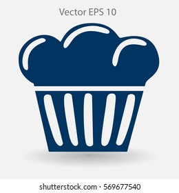 Flat icon cake icon