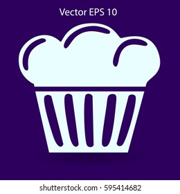 Flat icon cake icon