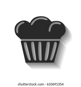 Flat icon cake icon