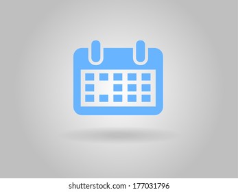 Flat icon of calendar