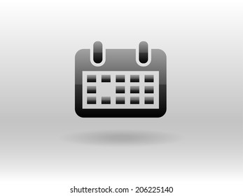 Flat icon of calendar