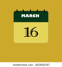 Calendario de icono plano aislado en el fondo negro. Ilustración vectorial.