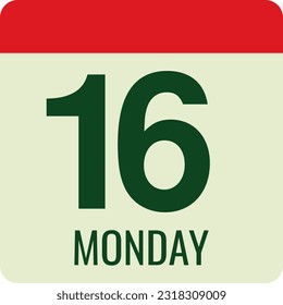 Flat icon calendar isolated on white background.