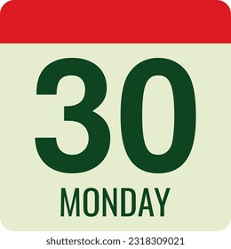 Calendario de icono plano aislado en fondo blanco.