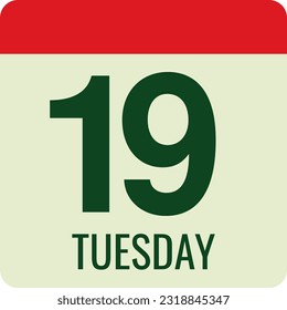 Calendario de icono plano aislado en fondo blanco.