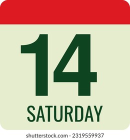 Calendario de icono plano aislado en fondo blanco.