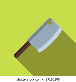 Flat icon camping equipment set illustration of knife
