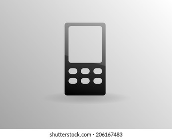 Flat  icon of cellphone